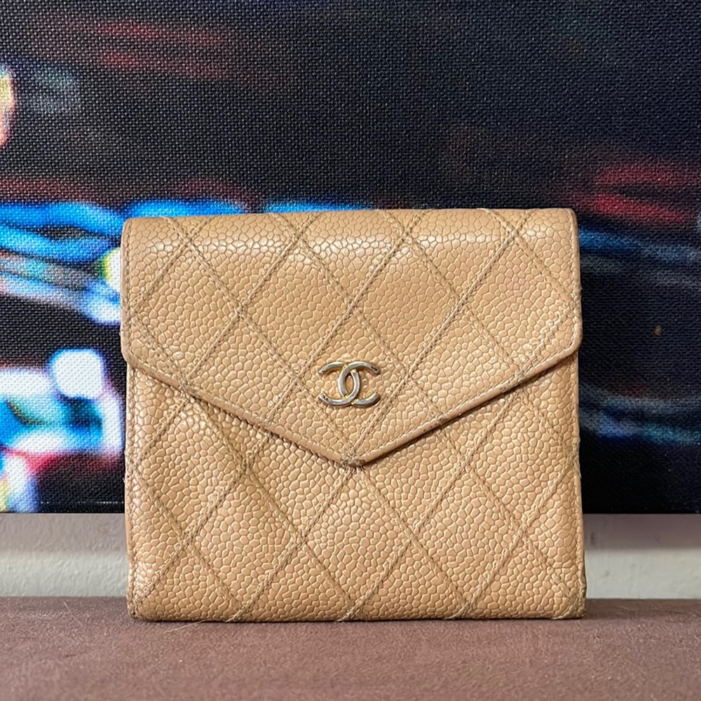 Chanel vintage Classic small flap coin wallet